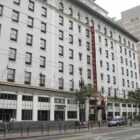 San Francisco has opened 28 shelter-in-place hotels for people experiencing homelessness including the ornate and historic Hotel Whitcomb, pictured, on Market Street. Altogether, there are more than 2,000 rooms available to shelter in place.